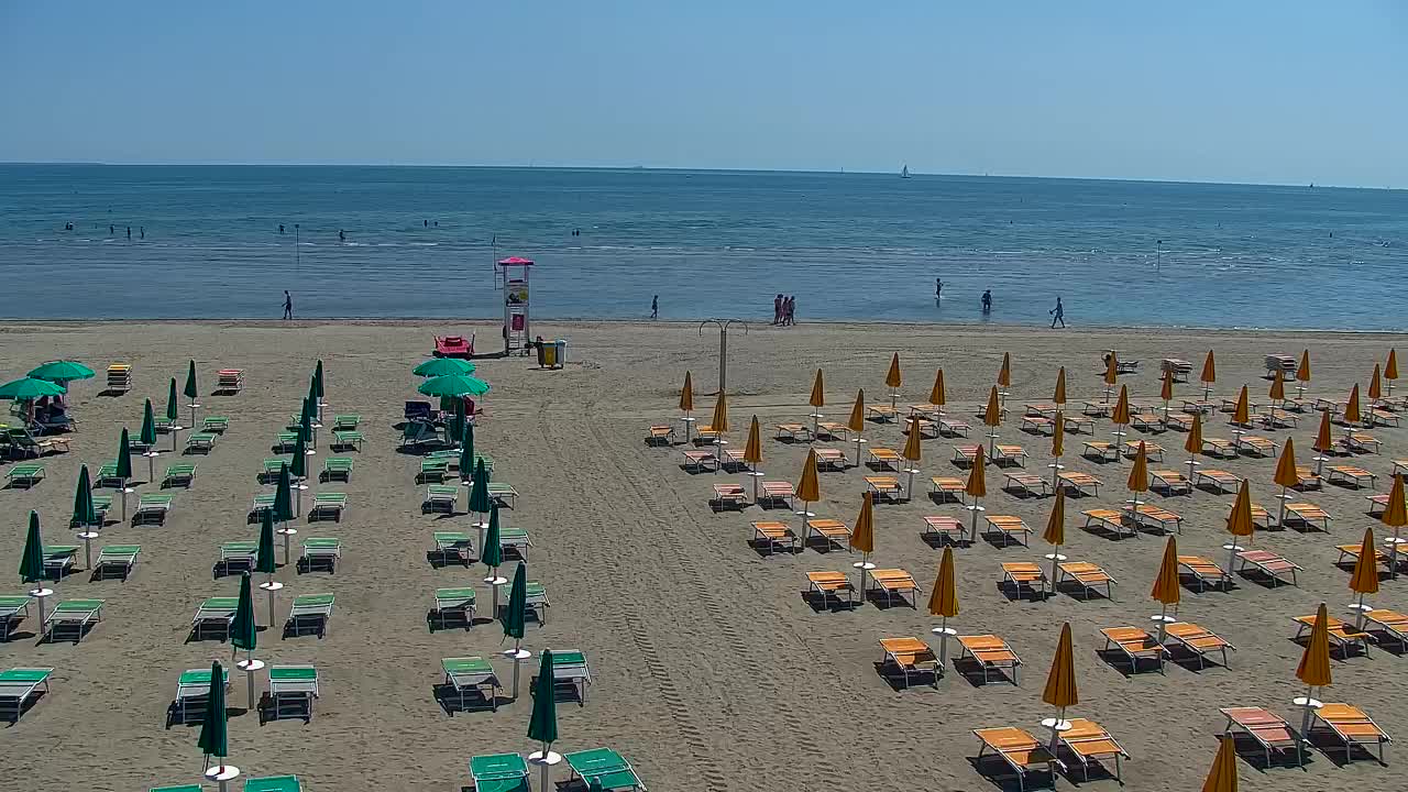 Webcam Live Grado: Vista sulla spiaggia e sull’acquapark in tempo reale