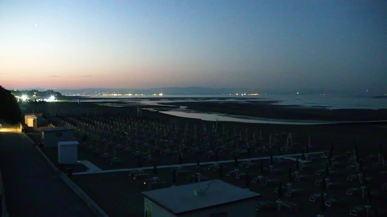 Grado Beach and Aquapark Views in Real Time