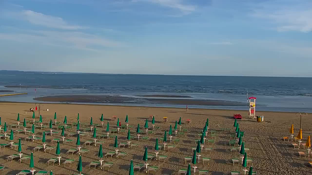 Grado Beach and Aquapark Views in Real Time