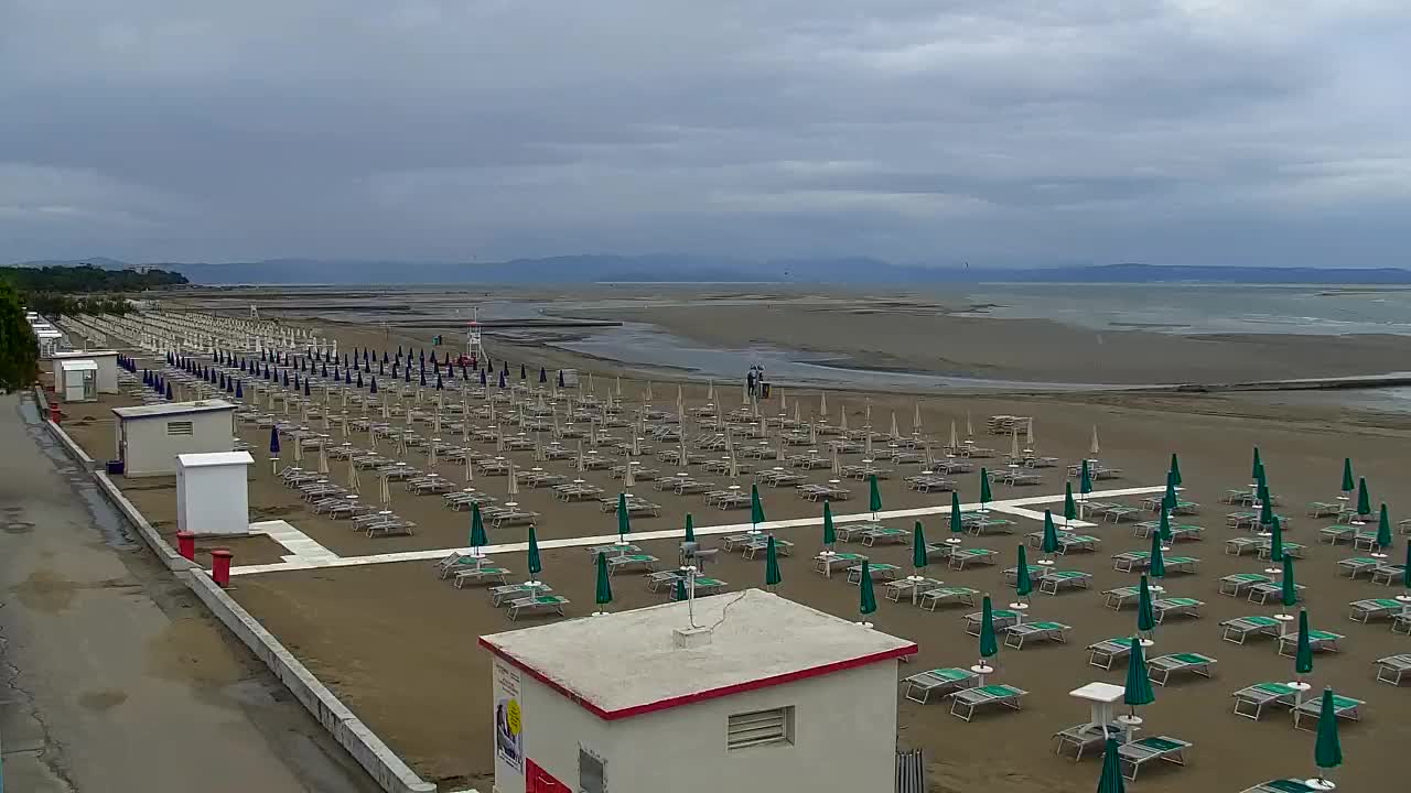 Grado Beach and Aquapark Views in Real Time