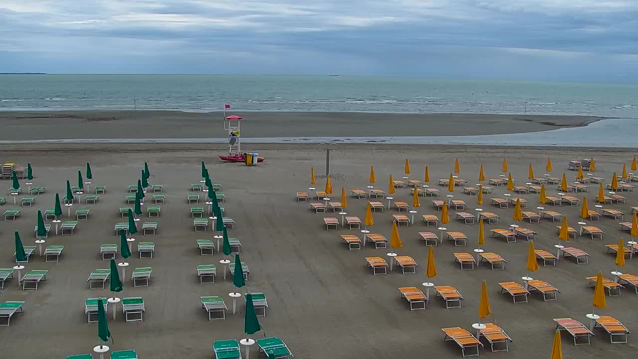 Grado Beach and Aquapark Views in Real Time