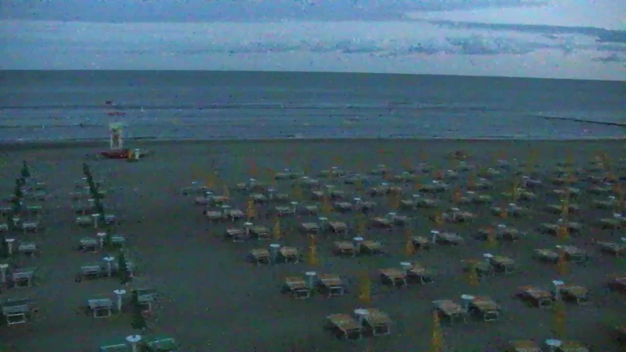 Grado Beach and Aquapark Views in Real Time