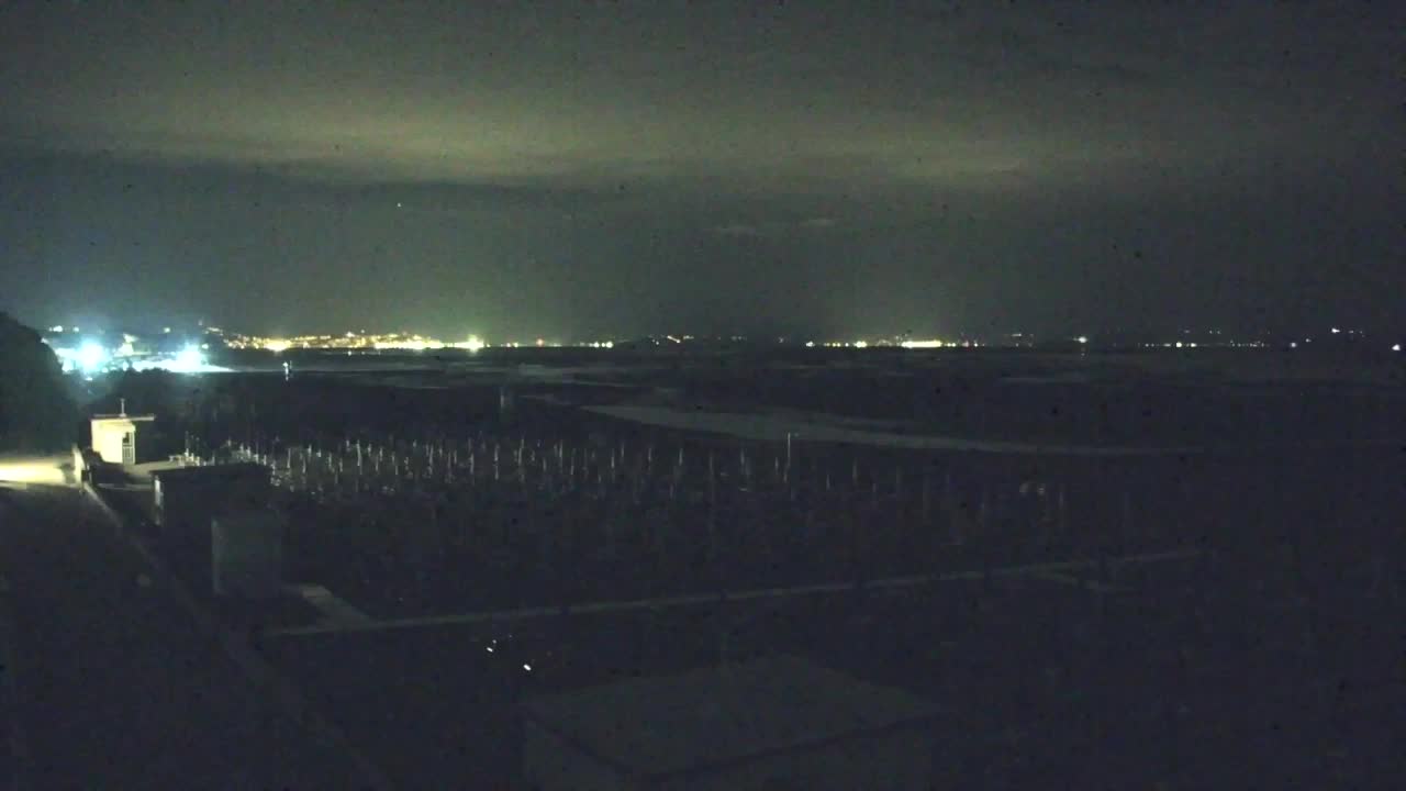 Webcam en vivo Grado: Vistas de la playa y del parque acuático en tiempo real