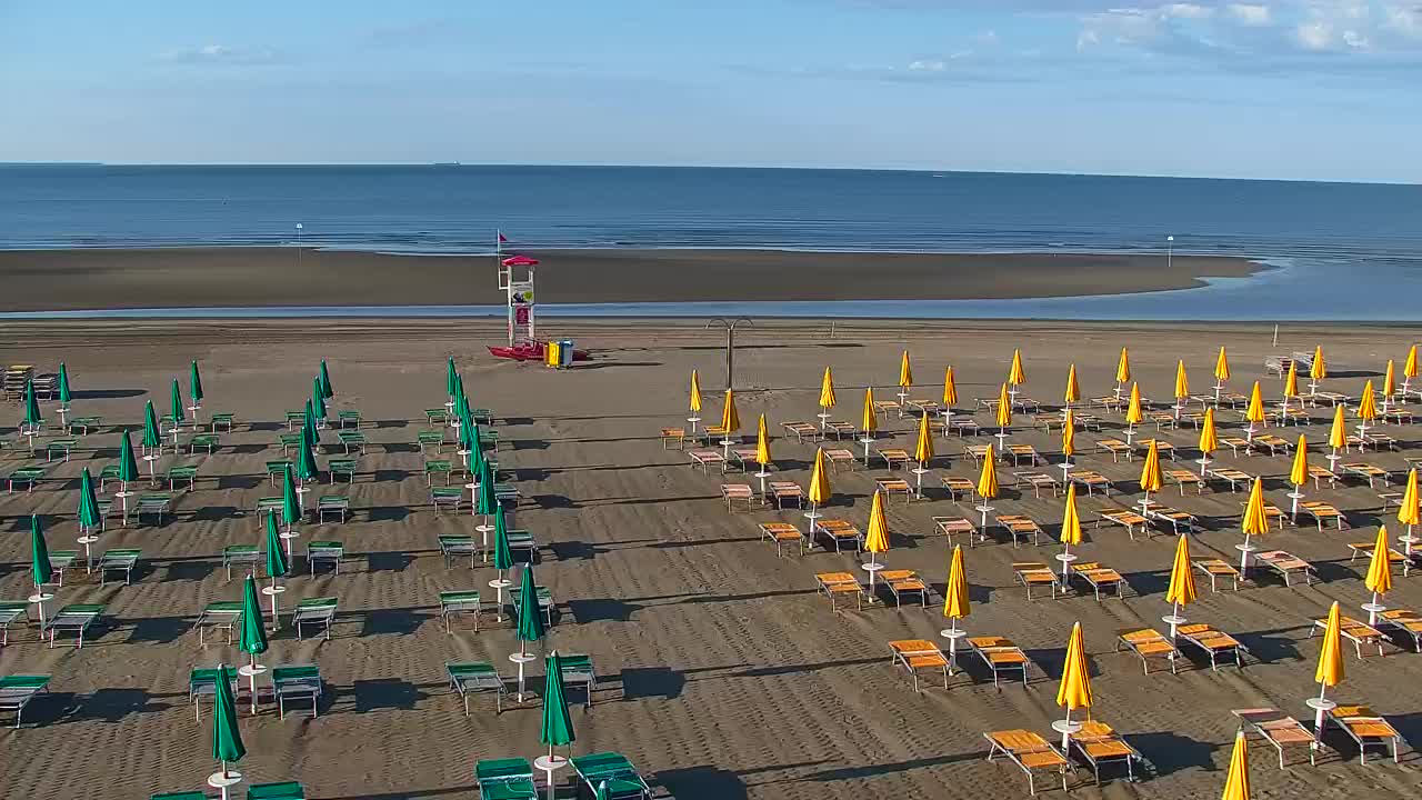 Grado Beach and Aquapark Views in Real Time