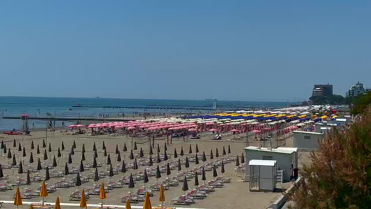 Webcam Live Grado: Vista sulla spiaggia e sull’acquapark in tempo reale