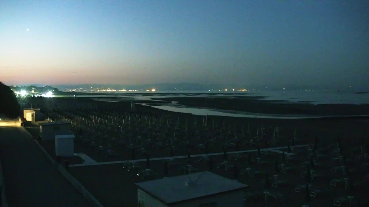 Grado Beach and Aquapark Views in Real Time