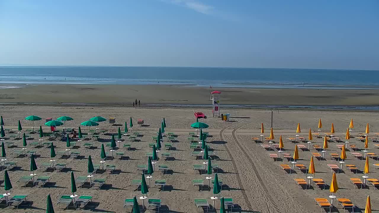Grado Beach and Aquapark Views in Real Time