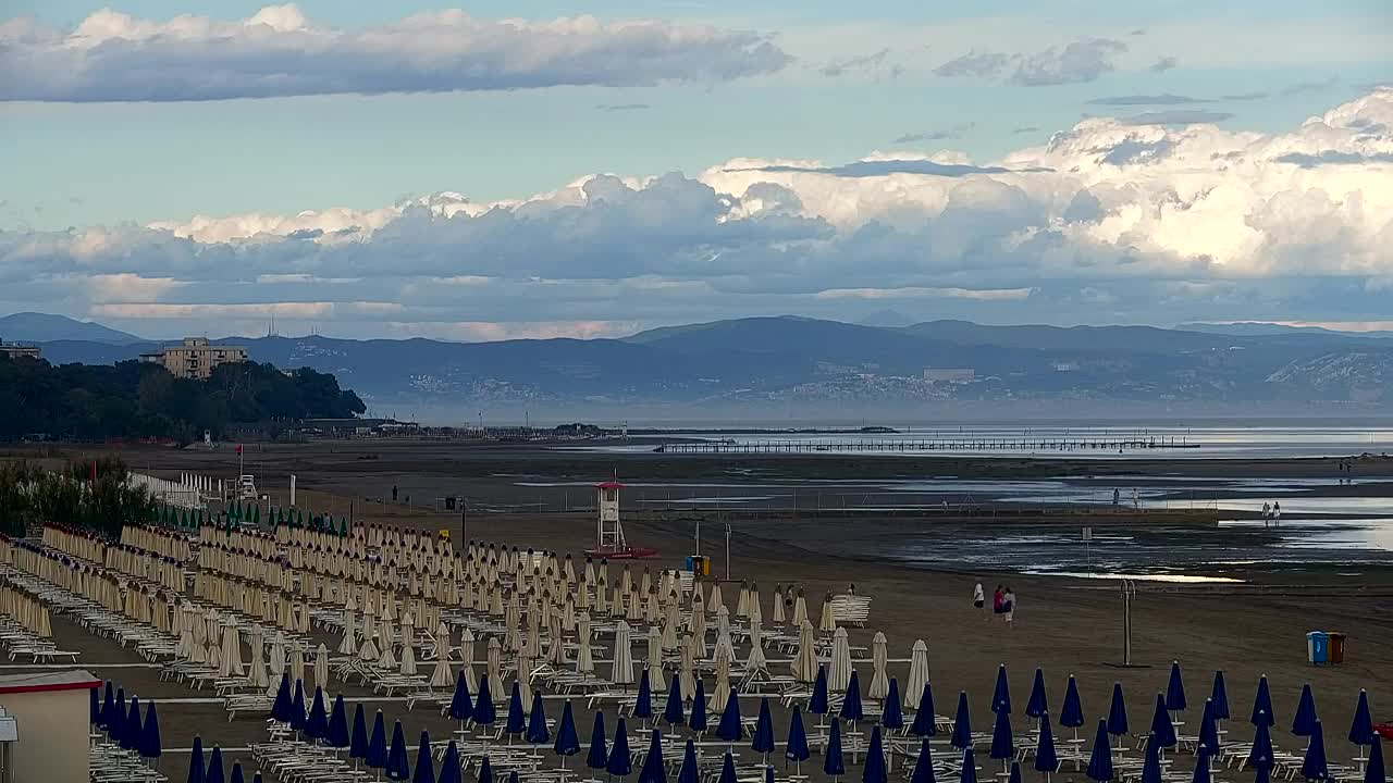 Grado Beach and Aquapark Views in Real Time