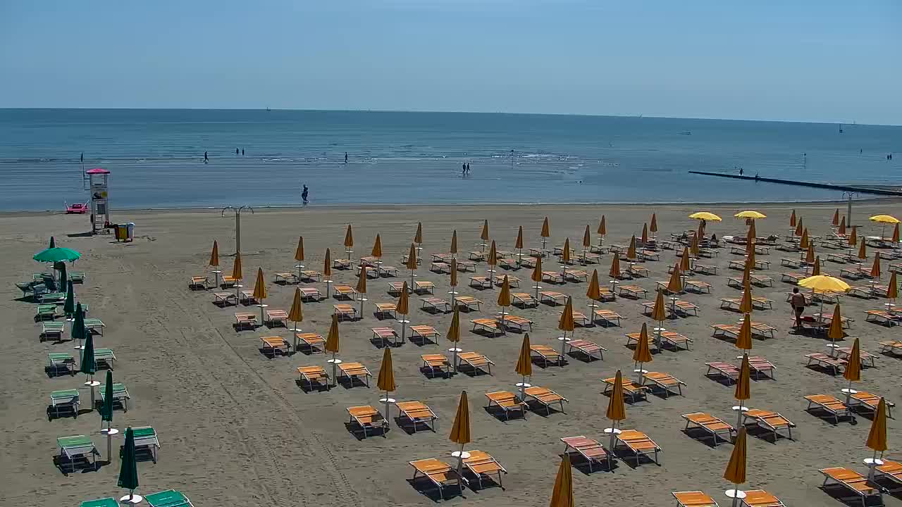 Grado Beach and Aquapark Views in Real Time