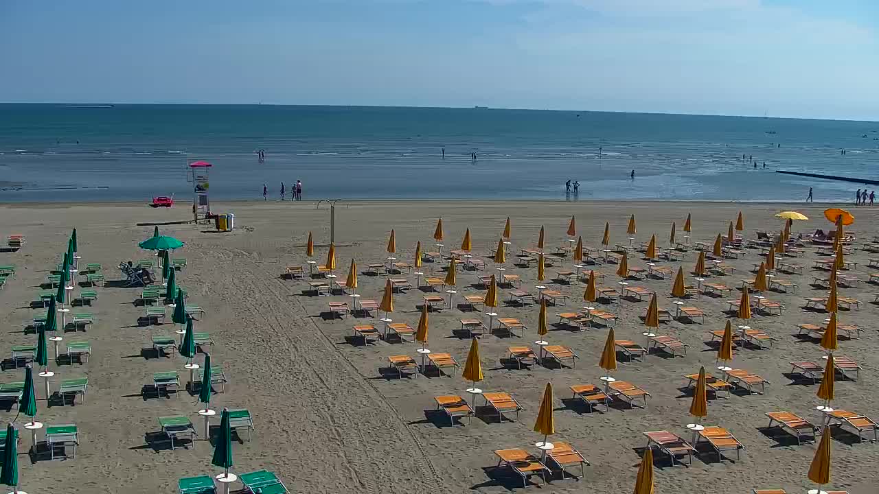 Webcam Live Grado: Vista sulla spiaggia e sull’acquapark in tempo reale