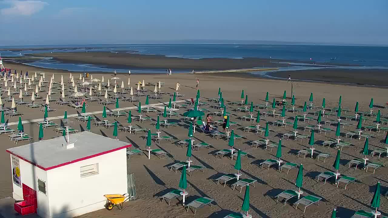 Grado Beach and Aquapark Views in Real Time