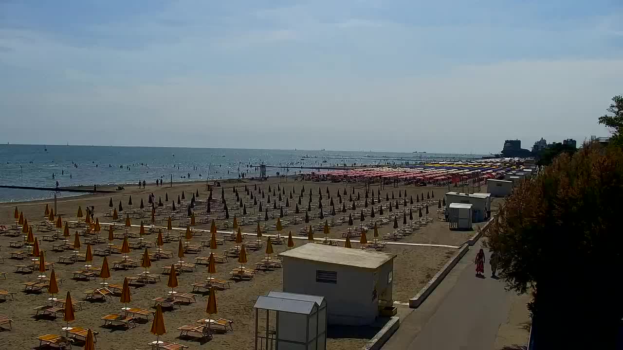 Webcam Live Grado: Vista sulla spiaggia e sull’acquapark in tempo reale