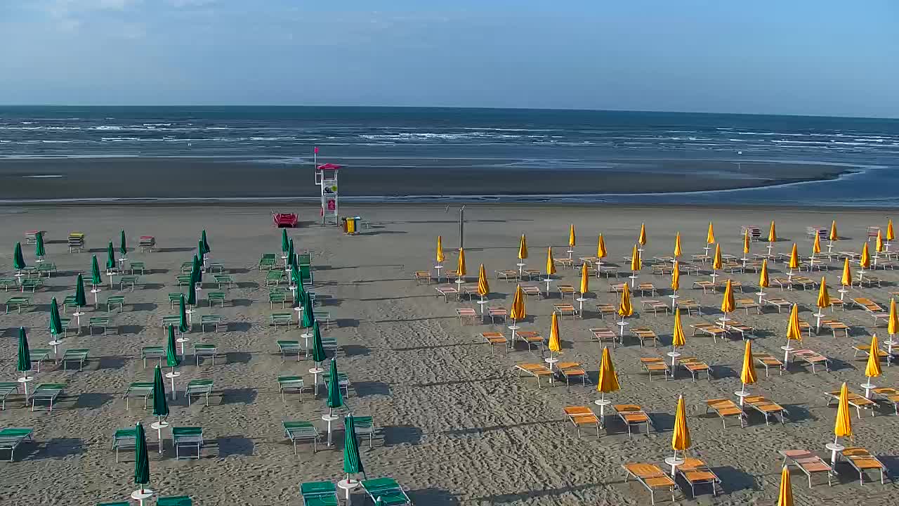 Grado Beach and Aquapark Views in Real Time