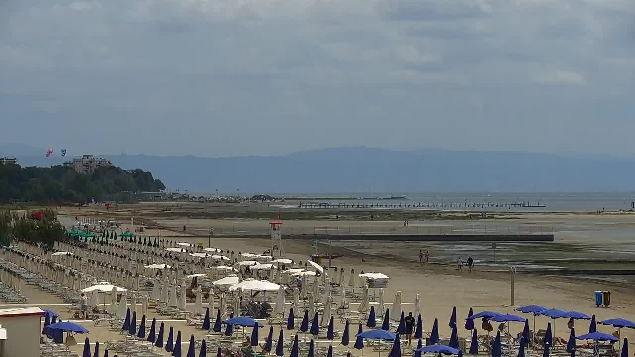 Grado Beach and Aquapark Views in Real Time