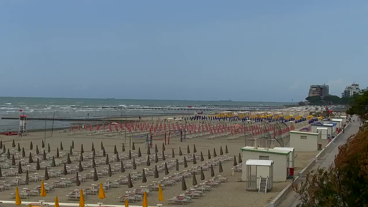 Webcam Live Grado: Vista sulla spiaggia e sull’acquapark in tempo reale