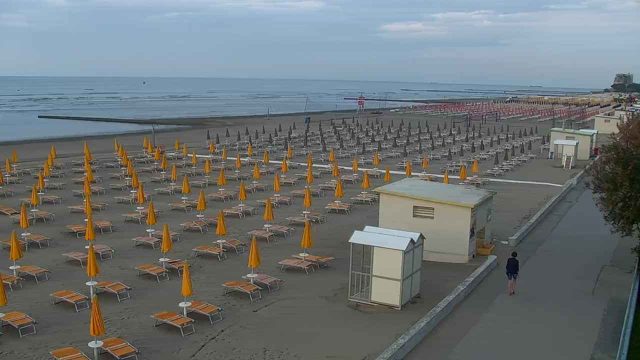 Grado Beach and Aquapark Views in Real Time