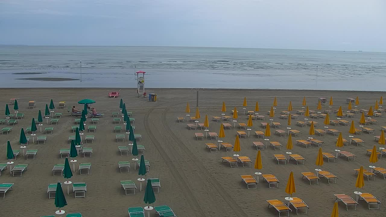 Grado Beach and Aquapark Views in Real Time