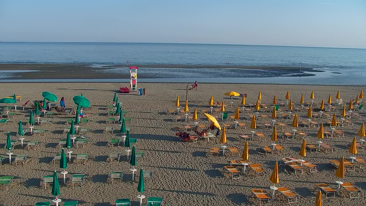 Grado Beach and Aquapark Views in Real Time