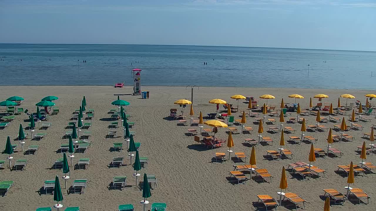 Grado Beach and Aquapark Views in Real Time