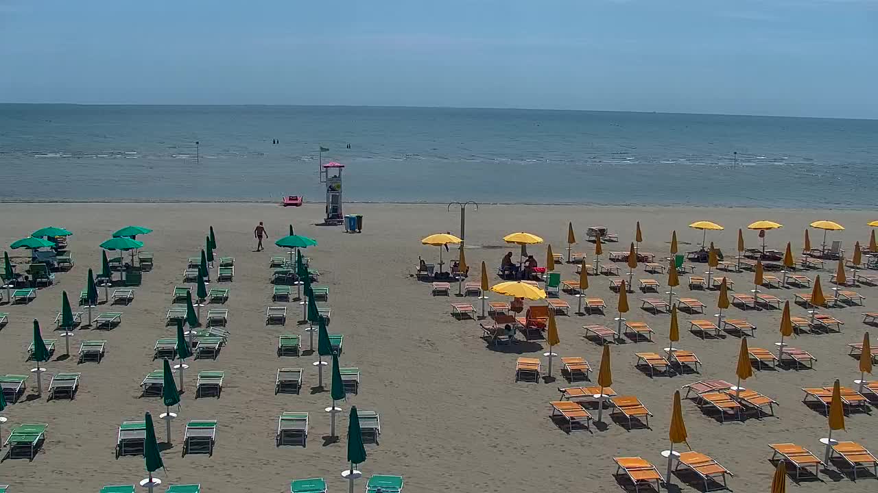Grado Beach and Aquapark Views in Real Time