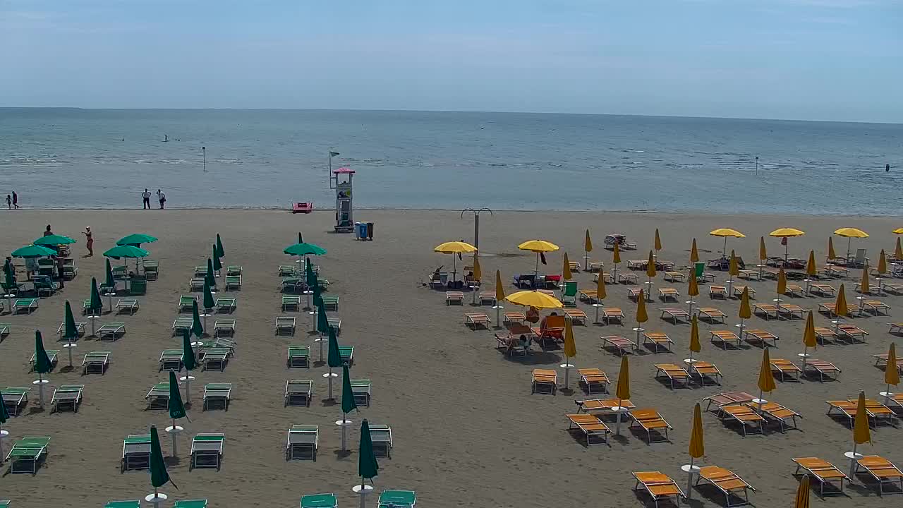 Spletna kamera v živo Grado: Pogledi na plažo in vodni park v realnem času