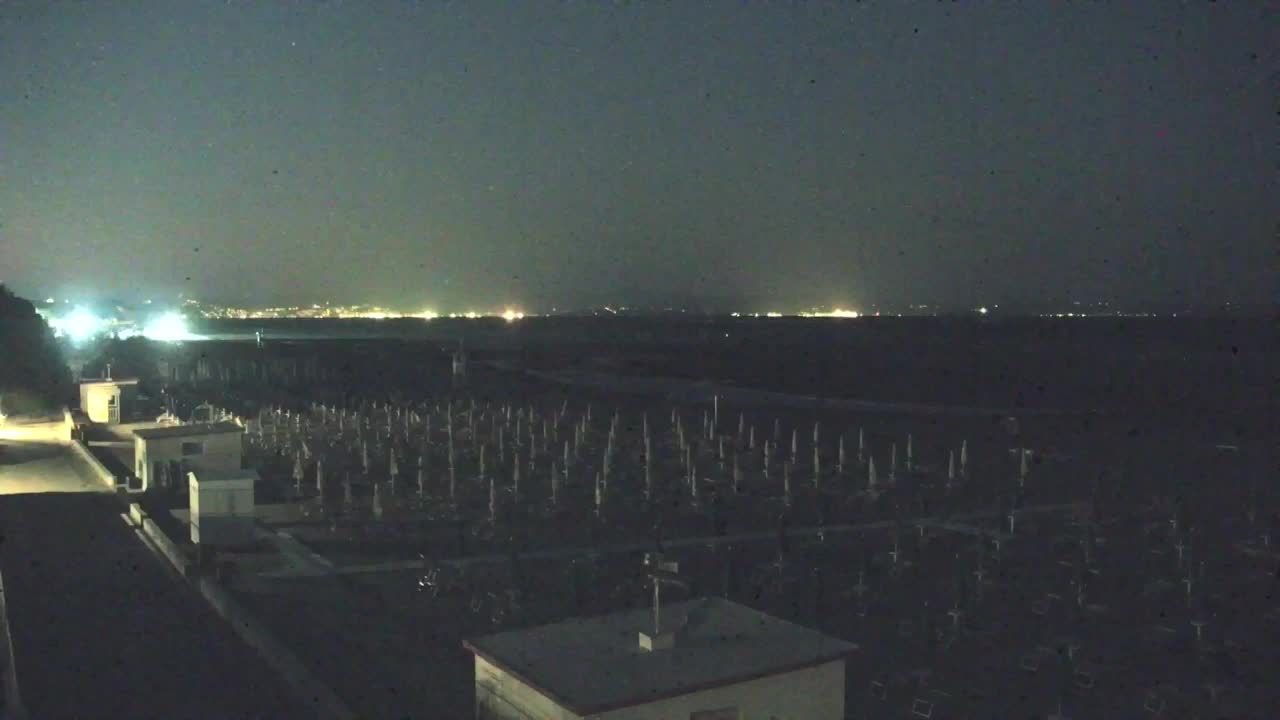 Webcam en vivo Grado: Vistas de la playa y del parque acuático en tiempo real