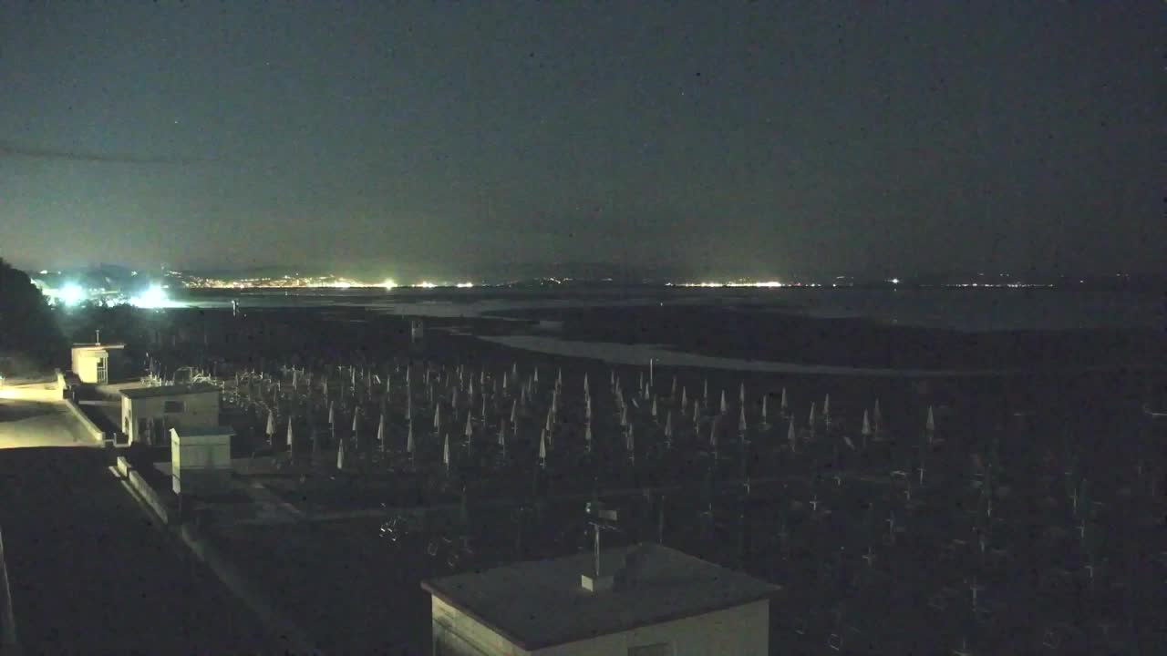 Grado Beach and Aquapark Views in Real Time