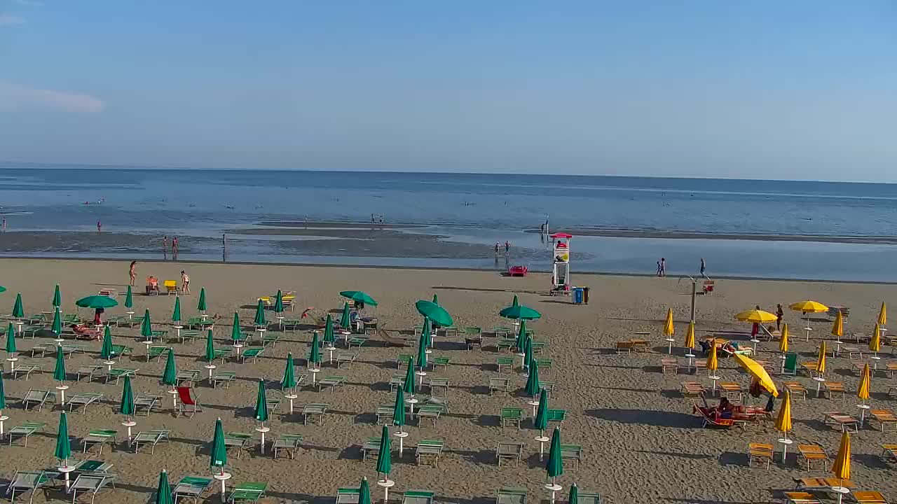Grado Beach and Aquapark Views in Real Time