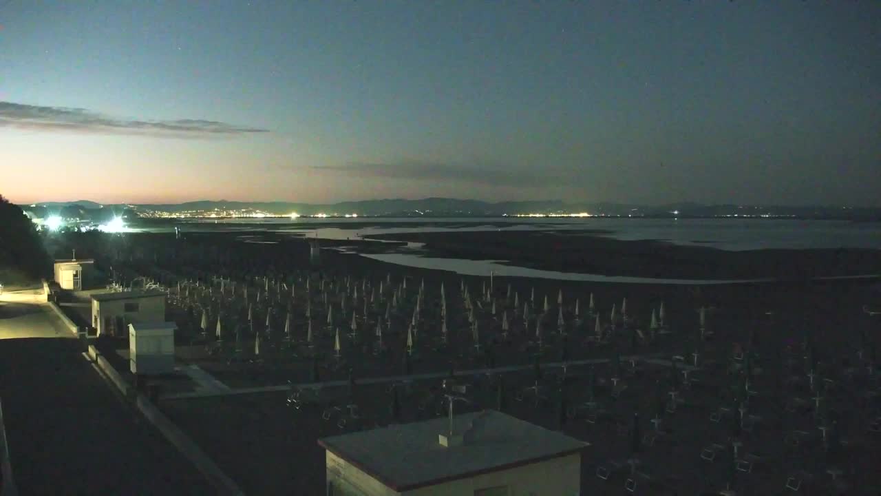 Grado Beach and Aquapark Views in Real Time