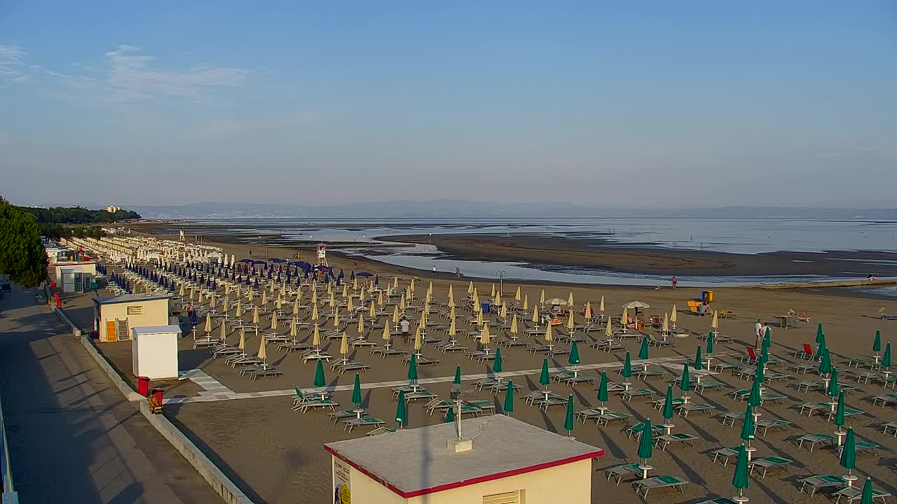 Grado Beach and Aquapark Views in Real Time