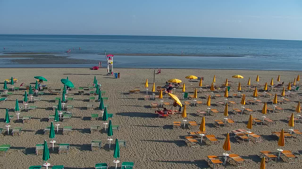 Grado Beach and Aquapark Views in Real Time
