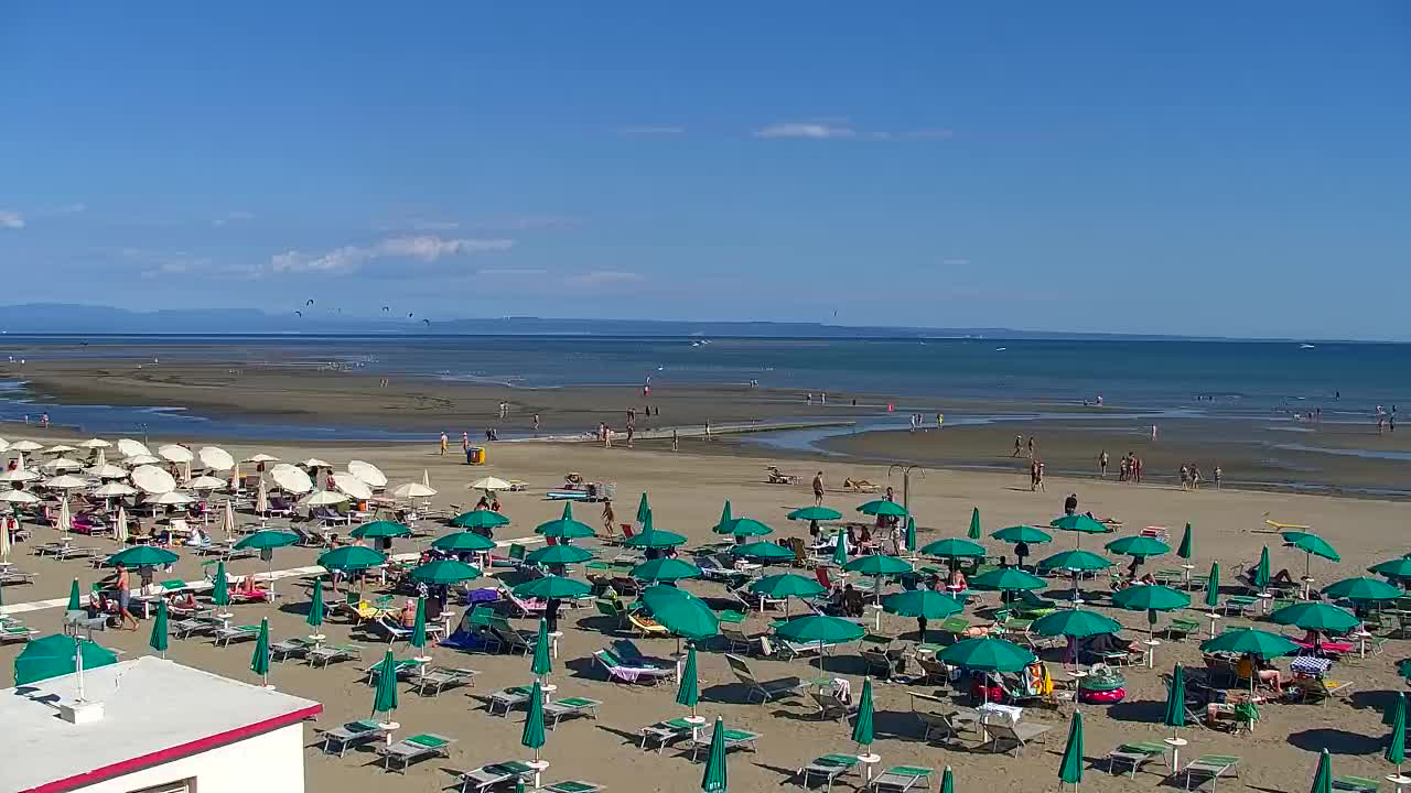 Grado Beach and Aquapark Views in Real Time
