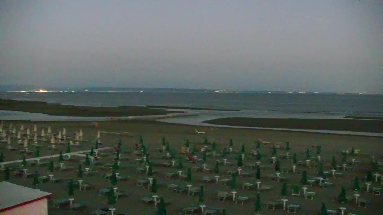 Grado Beach and Aquapark Views in Real Time