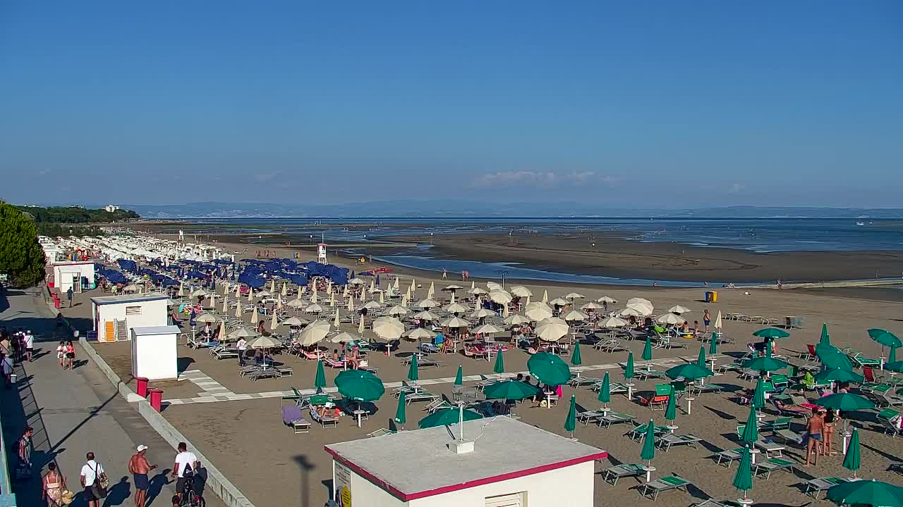 Grado Beach and Aquapark Views in Real Time