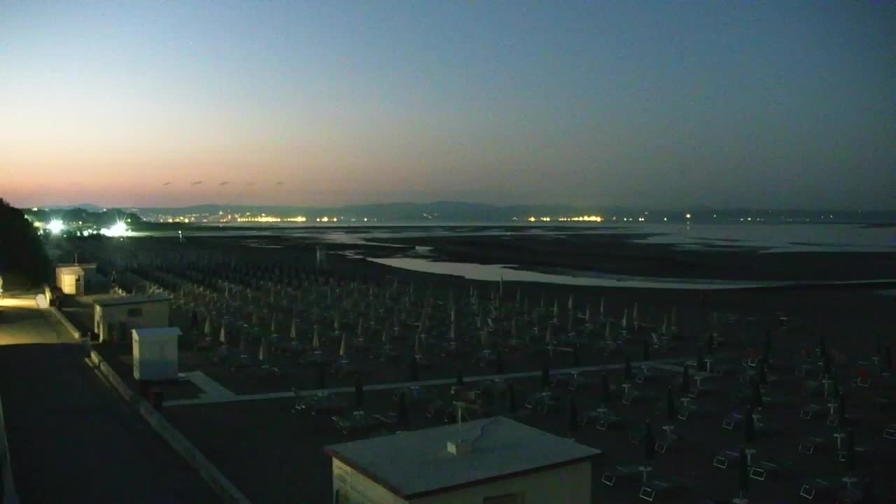 Grado Beach and Aquapark Views in Real Time