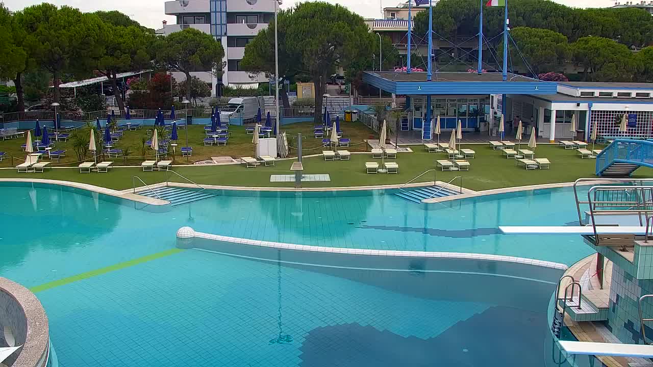 Grado Beach and Aquapark Views in Real Time