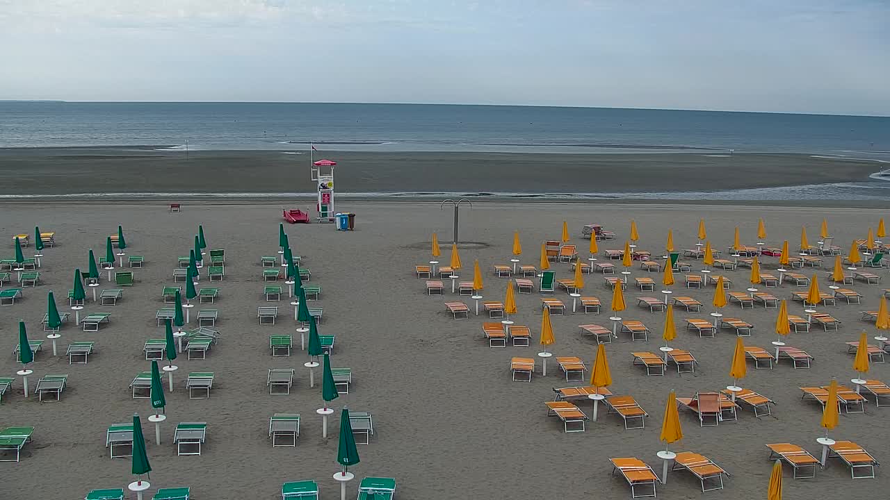 Grado Beach and Aquapark Views in Real Time