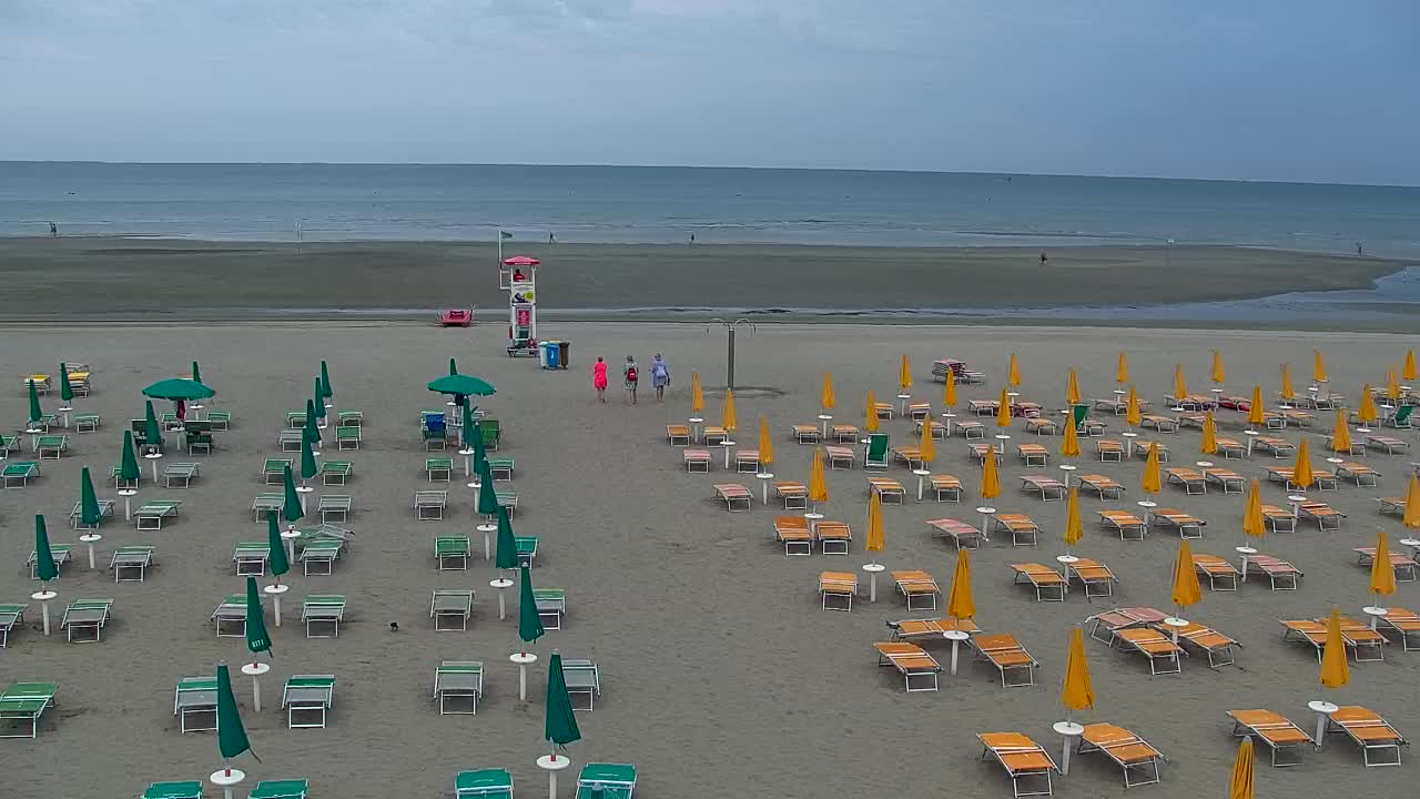 Grado Beach and Aquapark Views in Real Time