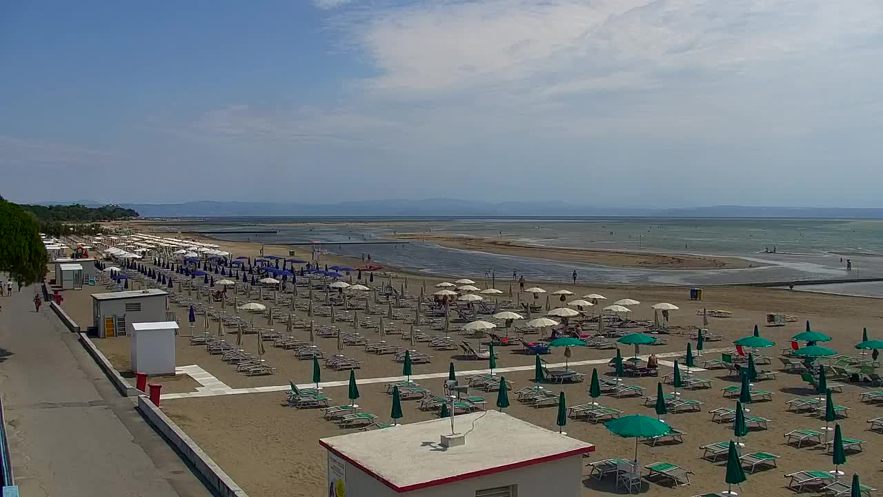 Webcam Live Grado: Vista sulla spiaggia e sull’acquapark in tempo reale