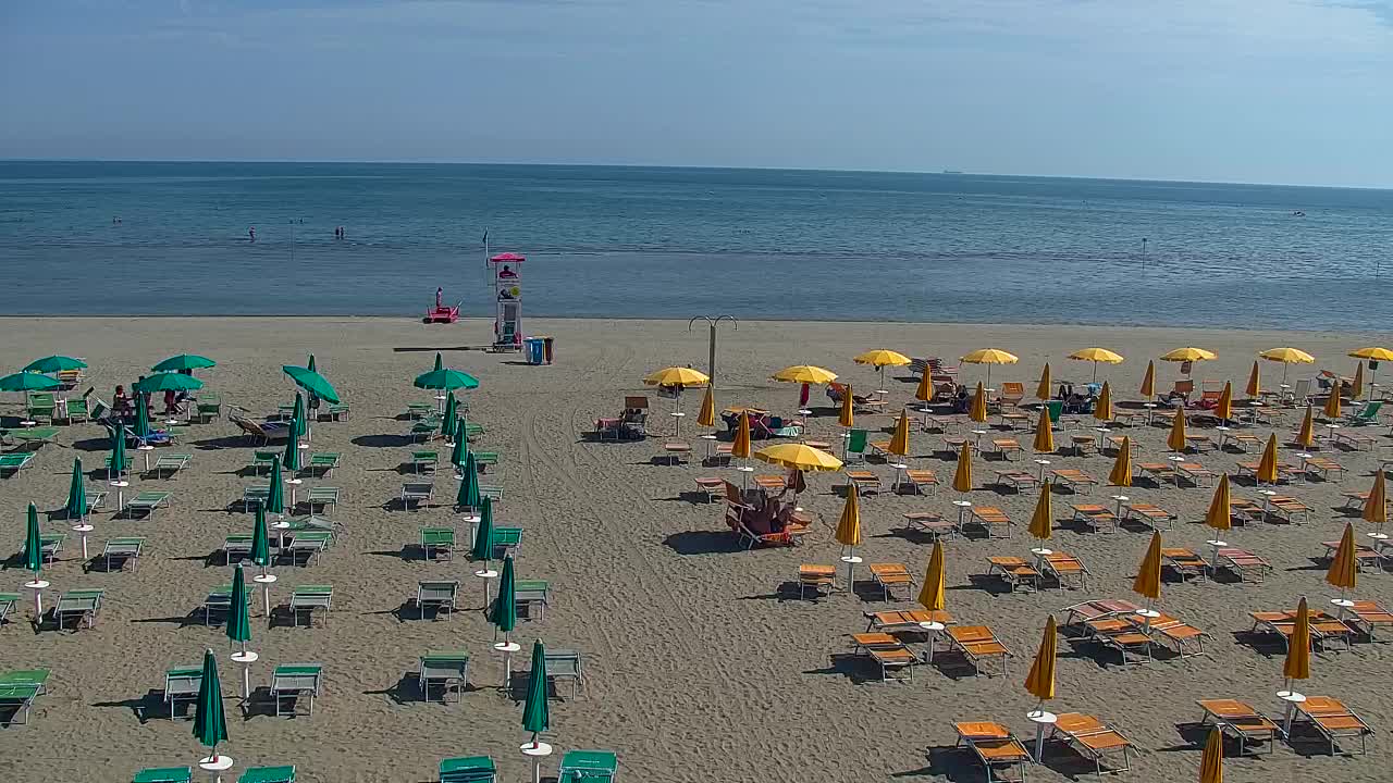 Grado Beach and Aquapark Views in Real Time