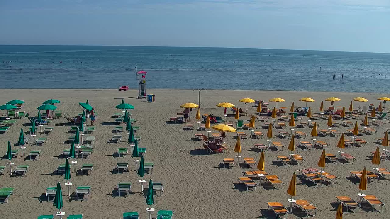 Grado Beach and Aquapark Views in Real Time