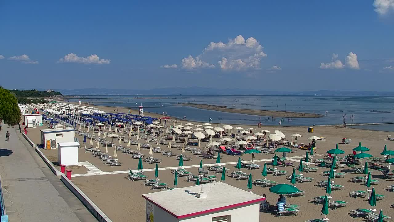 Webcam en direct Grado : Vues sur la plage et l’aquapark en temps réel