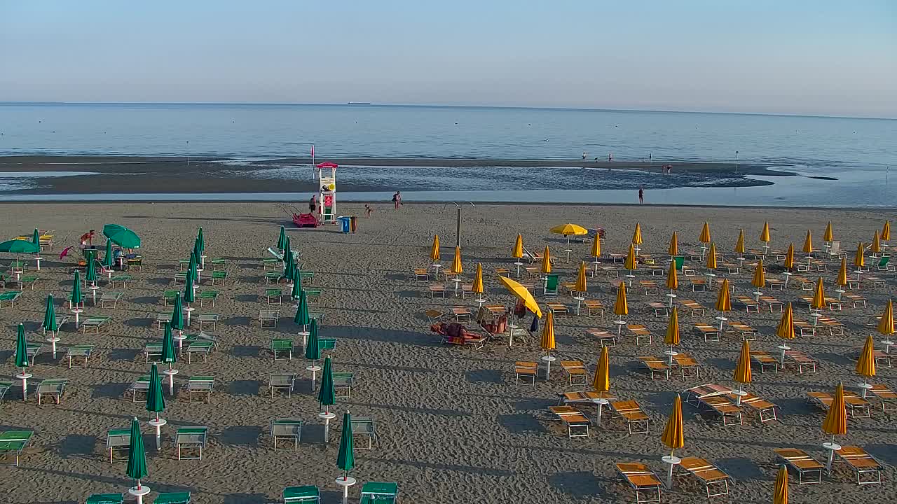 Grado Beach and Aquapark Views in Real Time