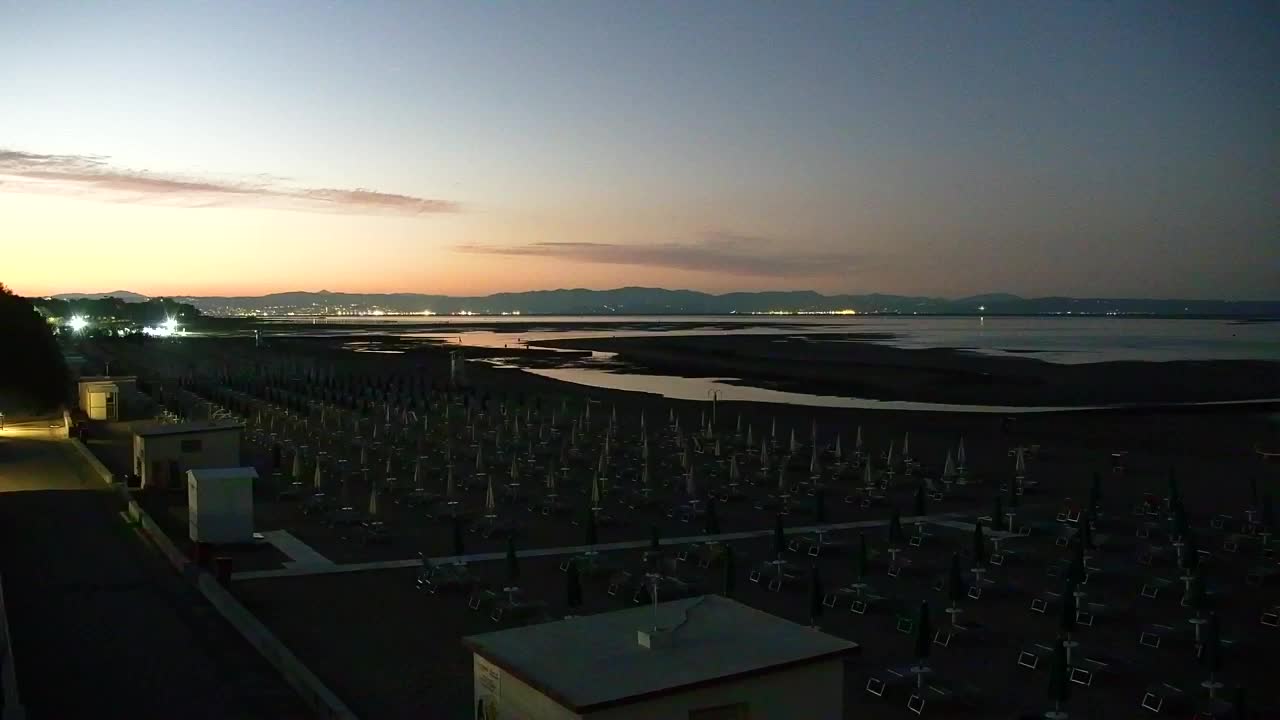 Grado Beach and Aquapark Views in Real Time