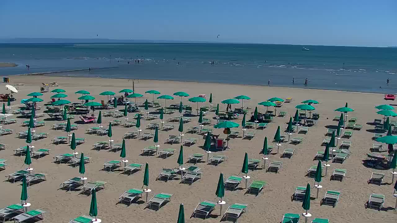 Grado Beach and Aquapark Views in Real Time