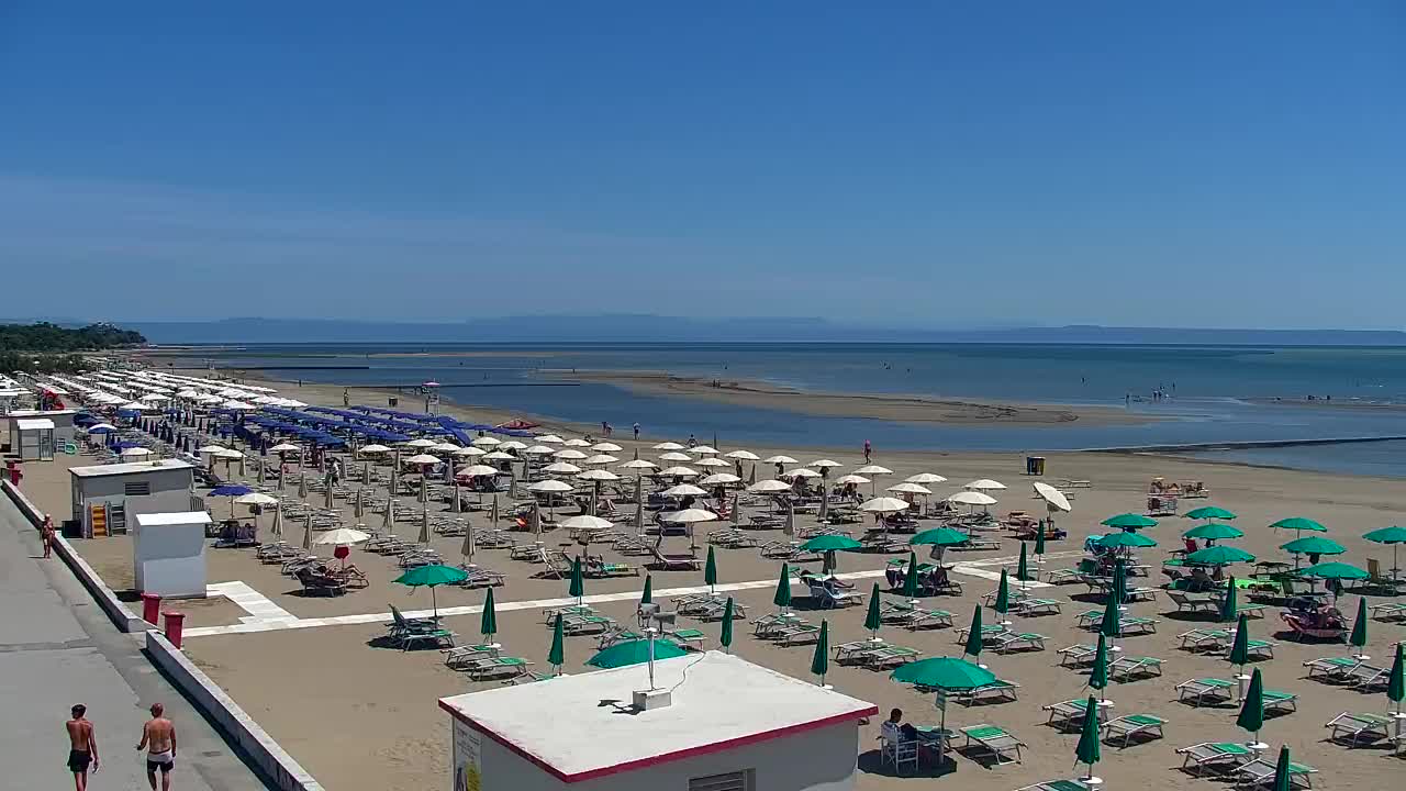Webcam en direct Grado : Vues sur la plage et l’aquapark en temps réel