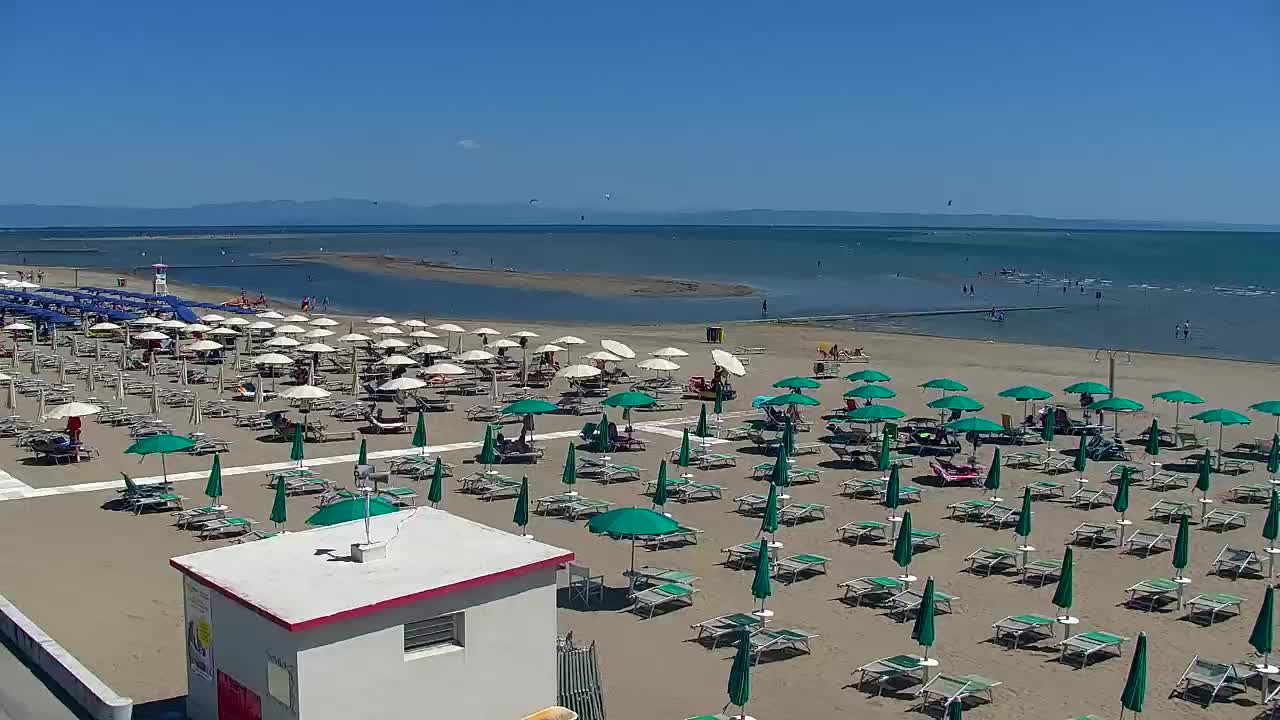 Webcam en direct Grado : Vues sur la plage et l’aquapark en temps réel