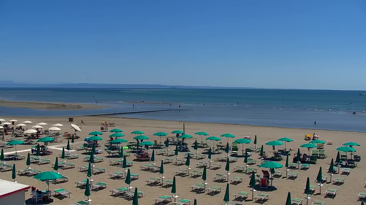 Webcam en direct Grado : Vues sur la plage et l’aquapark en temps réel