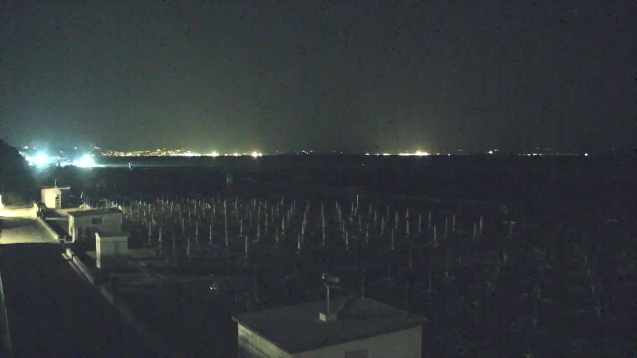 Grado Beach and Aquapark Views in Real Time