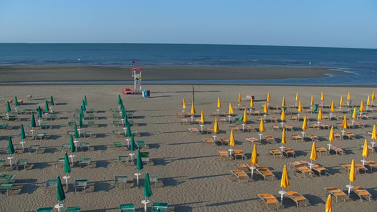 Grado Beach and Aquapark Views in Real Time